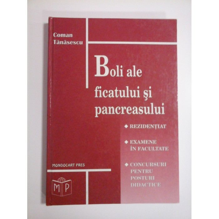 BOLI ALE FICATULUI SI PANCREASULUI - COMAN TANASESCU BOLI ALE FICATULUI SI PANCREASULUI - COMAN TANASESCU
